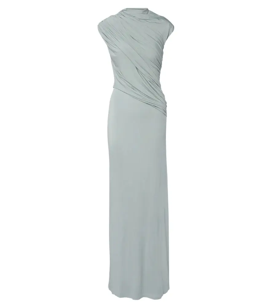Tove Saffron draped jersey maxi dress - Women's Clothing