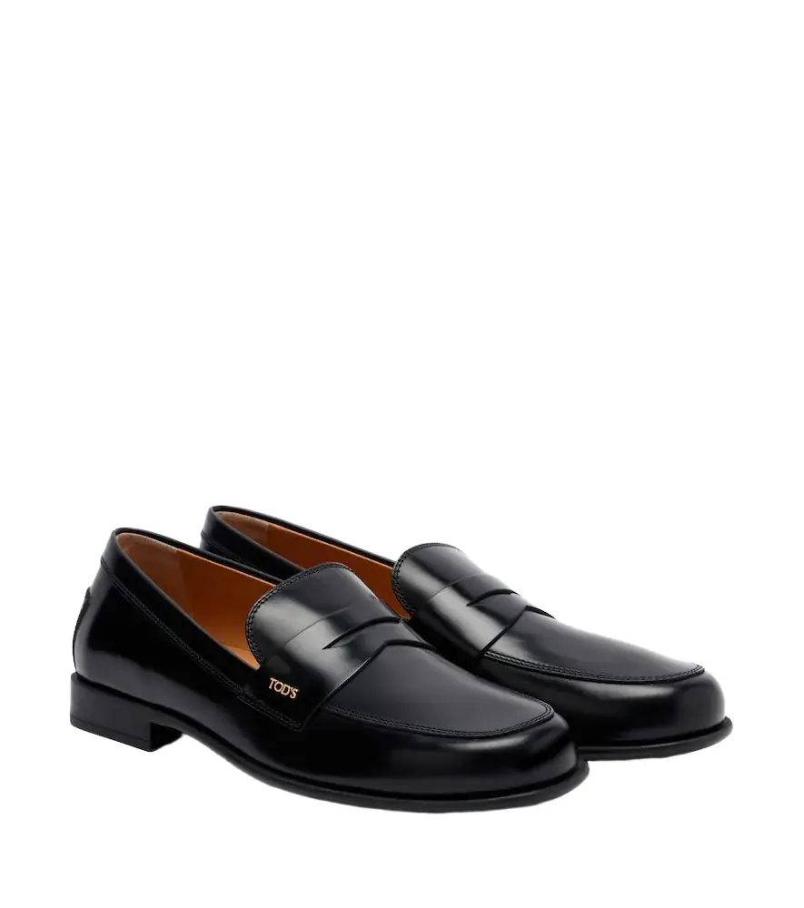 Tod's Leather penny loafers