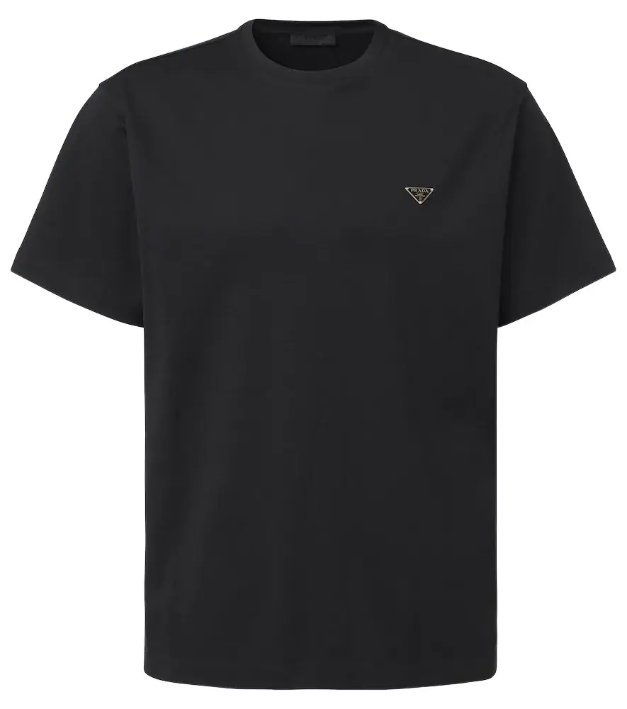 Prada Logo cotton jersey T-shirt - Women's Clothing