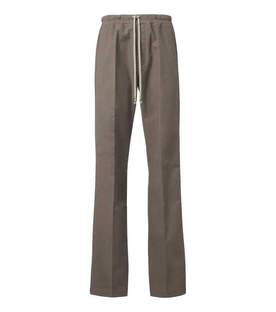 Rick Owens Dietrich cotton twill straight pants - Women's Clothing