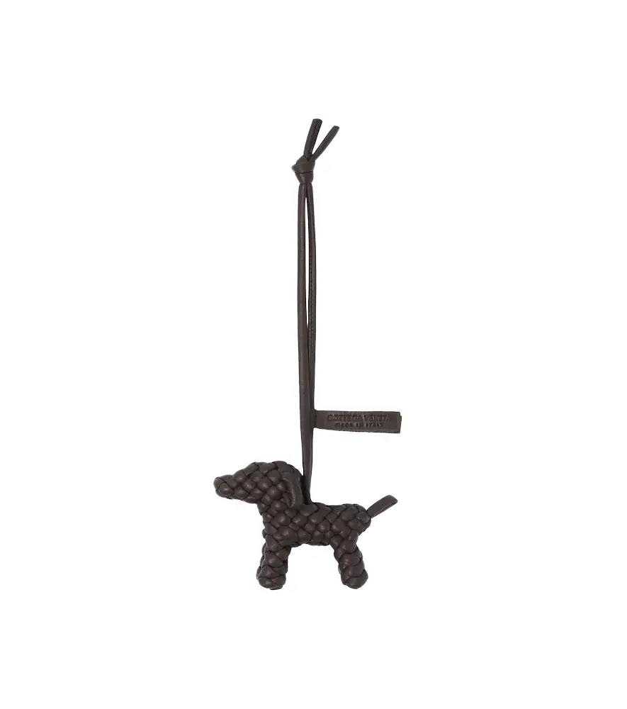 Bottega Veneta Intreccio nappa leather bag charm - Women's Accessories