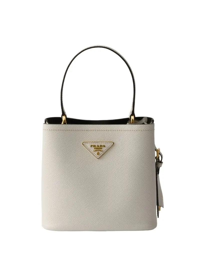 Prada Panier Saffiano Leather Top-Handle Bag - Women's Bags