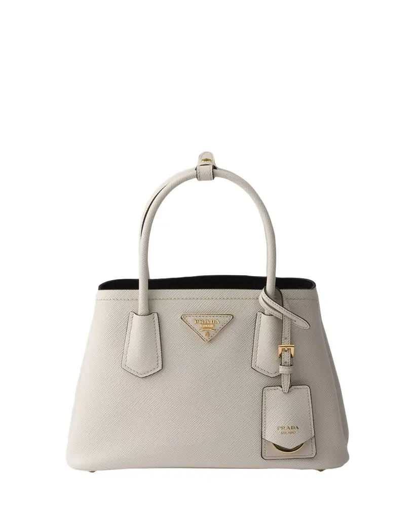 Prada Double Saffiano Leather Top-Handle Bag - Women's Bags