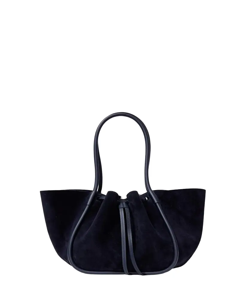 Proenza Schouler Large Ruched Tote in Soft Suede - Women's Clothing