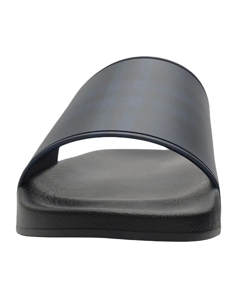 Burberry Men 's Furley Check Slides - Women's Shoes