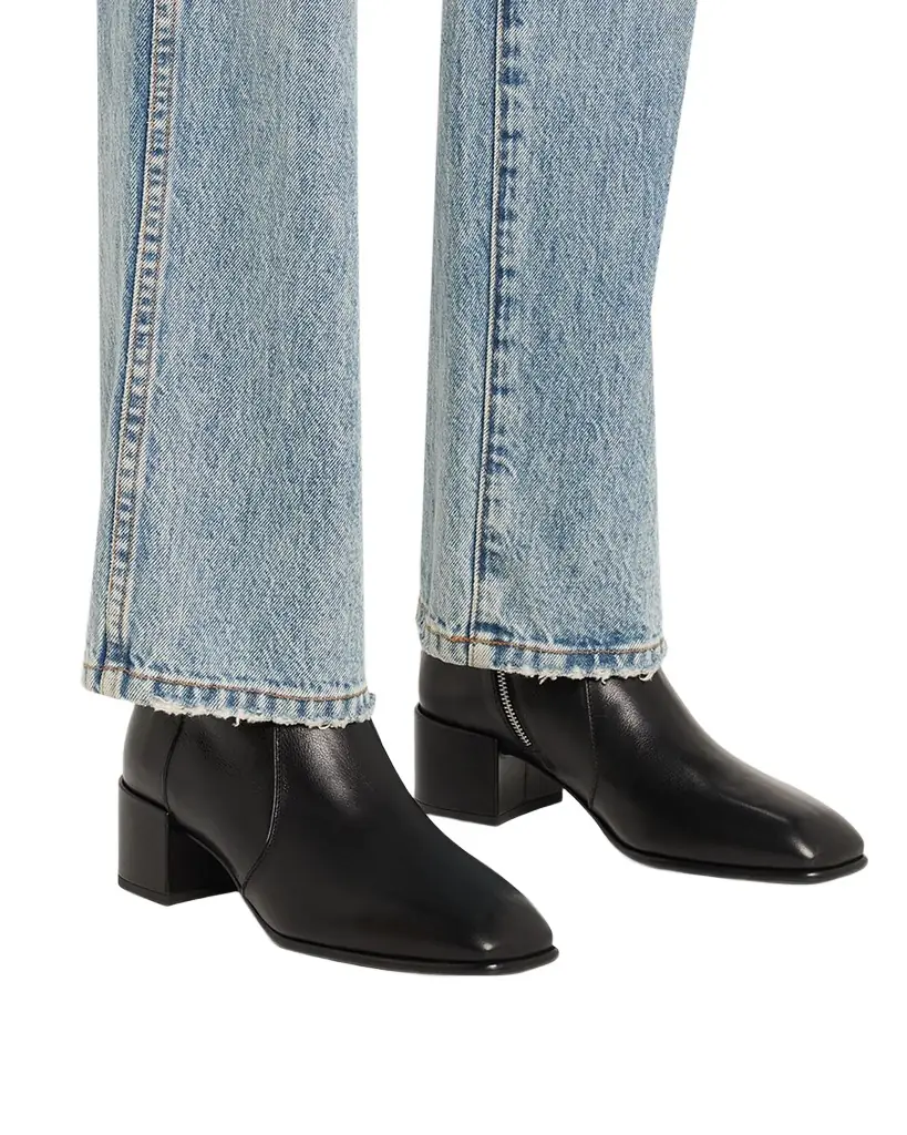 Jimmy Choo 45mm Eliot Vintage Leather Ankle Boots - Women's Clothing