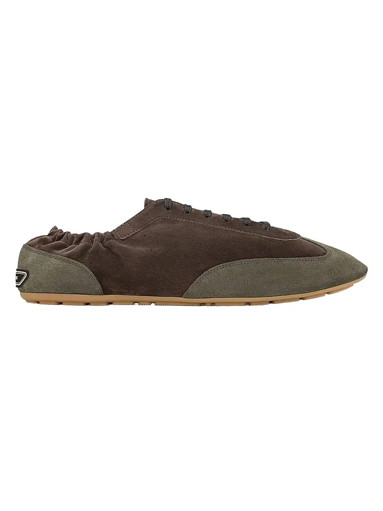 Saint Laurent Men's Lewis Sneakers in Suede - Brown Taupe - Women's Shoes