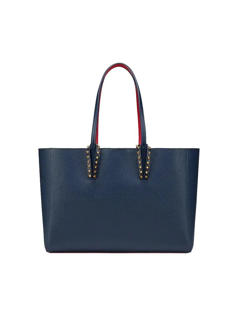 Christian Louboutin Women's Cabata Leather Tote Bag - Marine - Women's Bags