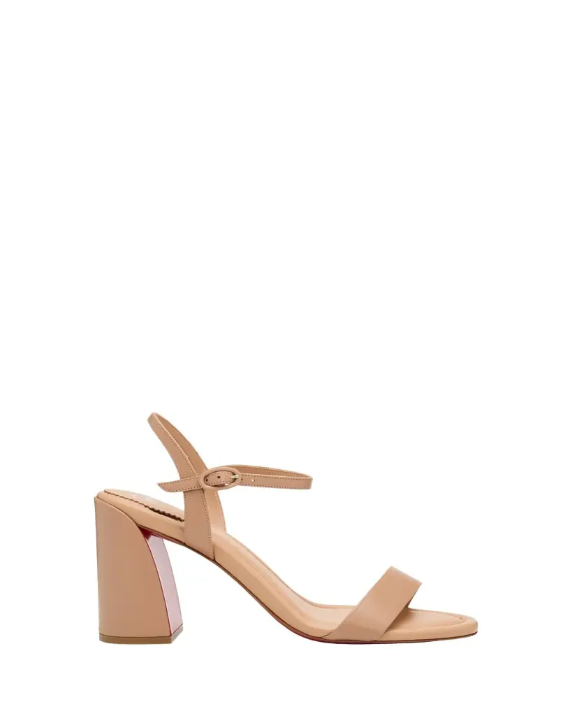 Christian Louboutin 85mm Miss Jane Leather Sandals - Women's Shoes