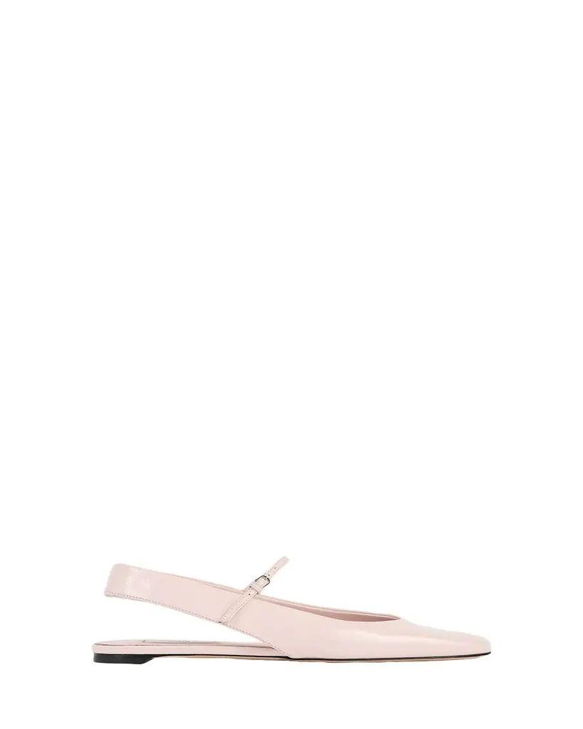Toteme Nappa Leather Slingback Mary Jane Ballerina Flats - Women's Shoes