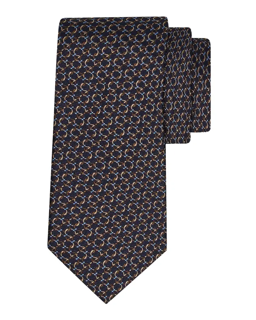 Ferragamo Men 's Gancini Silk Jacquard Tie - Women's Accessories