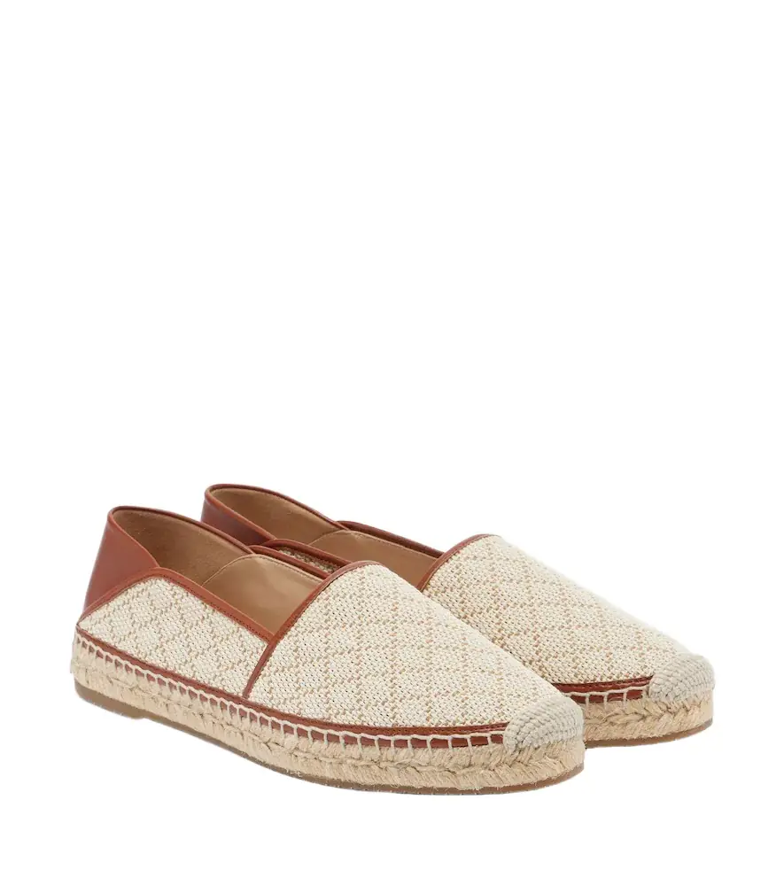 Manolo Blahnik Espadra raffia-effect espadrilles - Women's Shoes