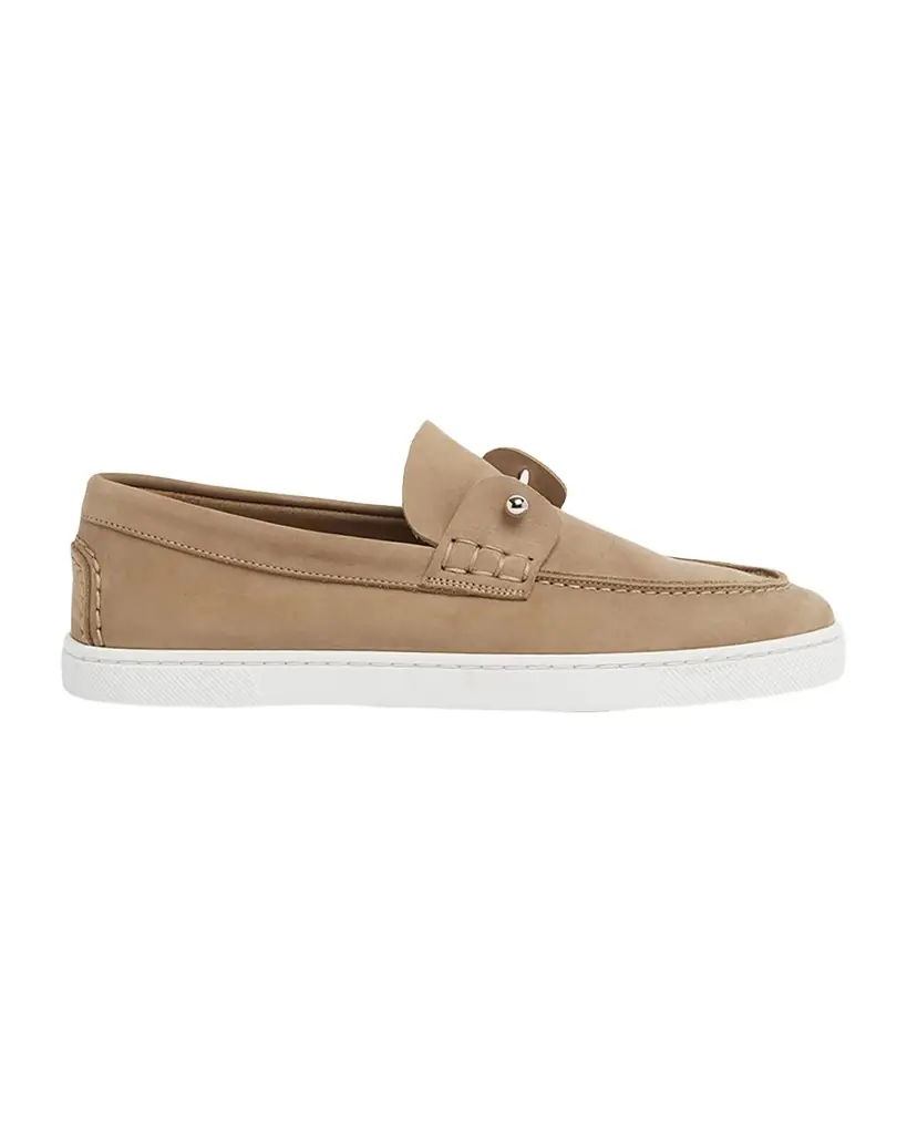 Christian Louboutin Chambeliboat Donna Leather Boat Shoes - Women's Clothing