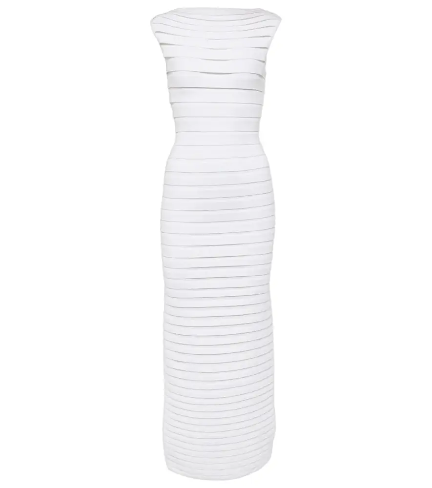 Alaia Alaïa Pleated midi dress - Women's Clothing