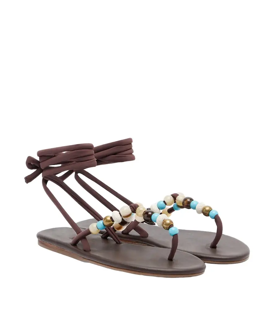 Ancient Greek Sandals Katia beaded thong sandals - Women's Shoes
