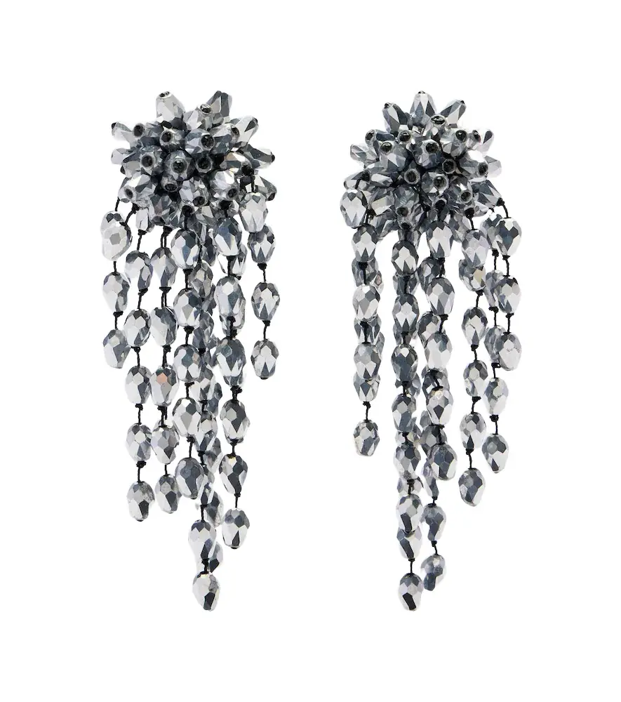 Isabel Marant Hanabi beaded clip-on earrings - Women's Jewelry And Watches