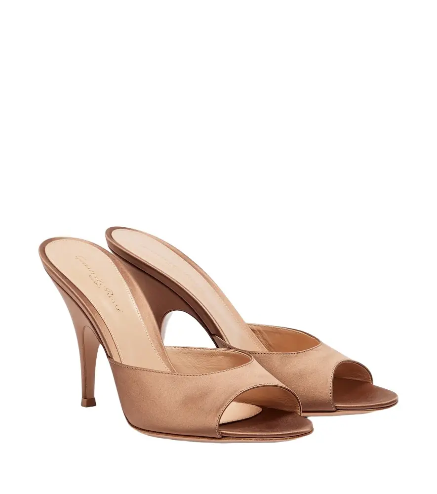 Gianvito Rossi Sofia satin mules - Women's Shoes