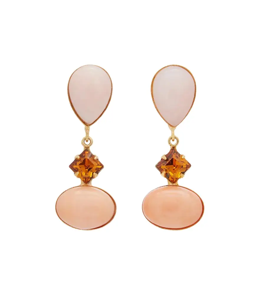 Jennifer Behr Quincy embellished drop earrings - Women's Jewelry And Watches