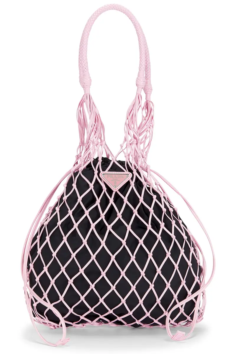 prada Prada Tessuto Net Tote Bag - Women's Bags